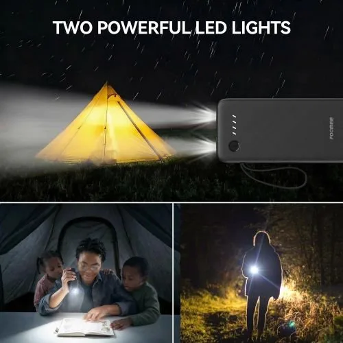 2026/04/1001090871.jpg FOOMEE 20000mAh Ultra Slim Power Bank, Built-in 3-in-1 Cable & 4 Input, LED Light - Image 7
